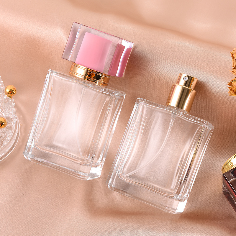 Factory 50ml large capacity perfume bottle ultra-fine spray glass spray bottle beauty makeup daily moisturizing bottle