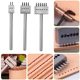DIY Leather Tools Black Row Punching Round Holes Round Row Punching White Row Punching Leather Making Stitching Punching Straight Row Punching