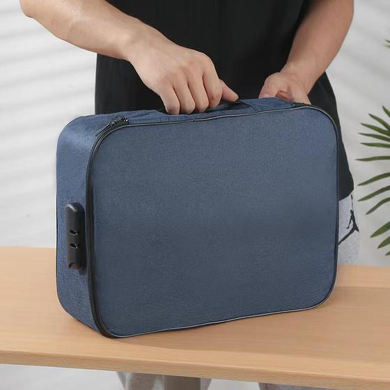 Cross-border Certificate Storage Bag Multi-layer Large-capacity Storage Bag Office Document File Storage Box Preference Bag Certificate Bag