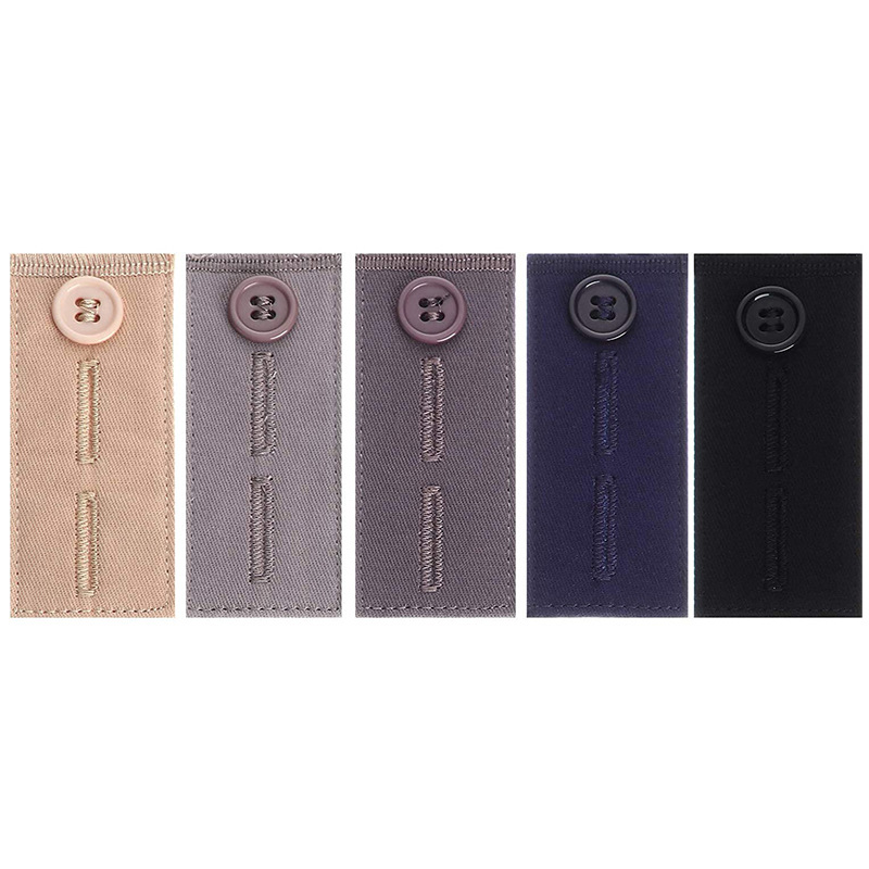 Retail Amazon in stock cotton waist extension button pants belt extension belt jeans extension expansion belt device
