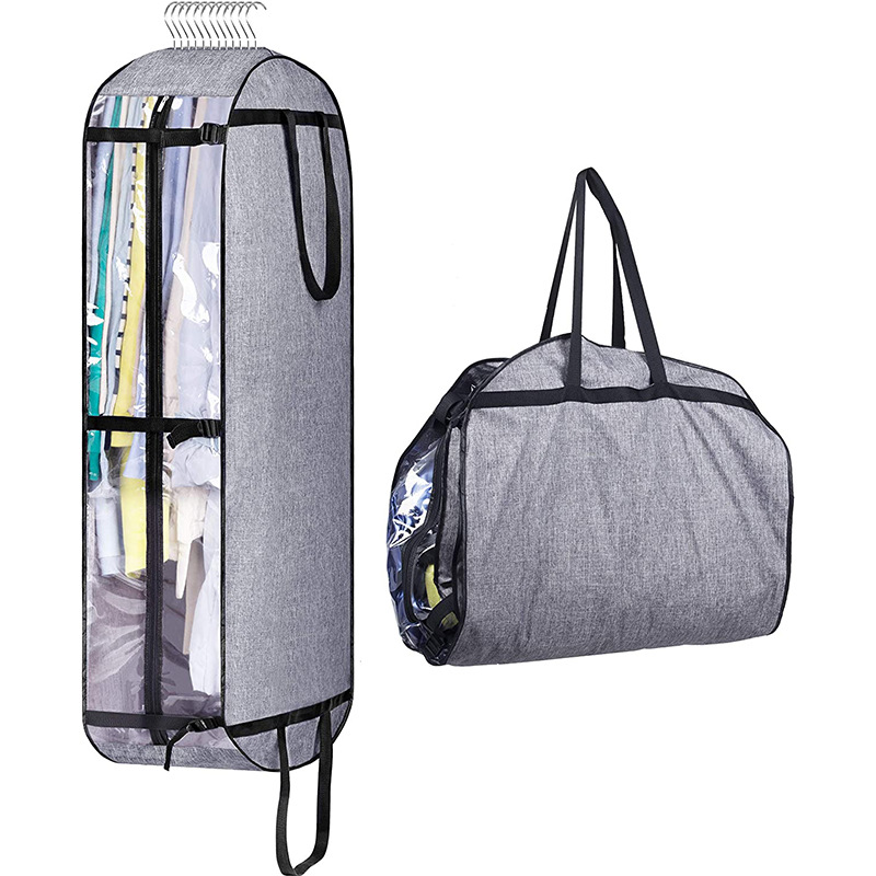 Clothes dust cover gray cationic waterproof clothes dust bag thickened widened beautiful durable anti-bacteria clothing bag