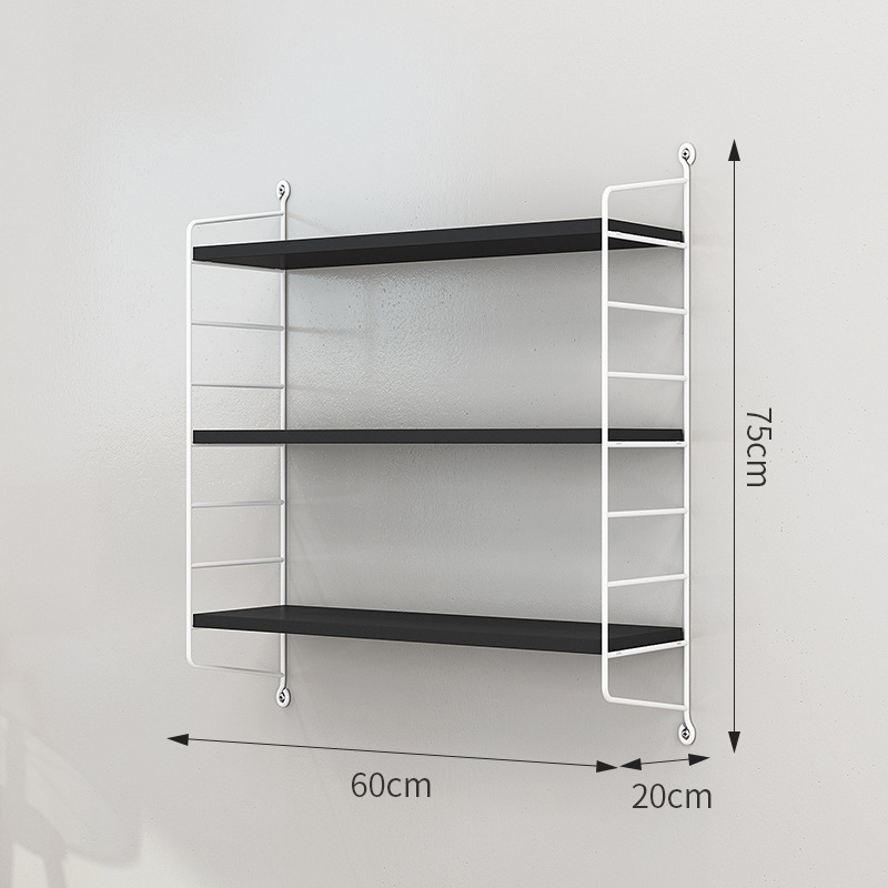 北欧多機能壁掛け装飾本棚モダンなミニマリストスタイルの収納ラックホームオフィス用|undefined