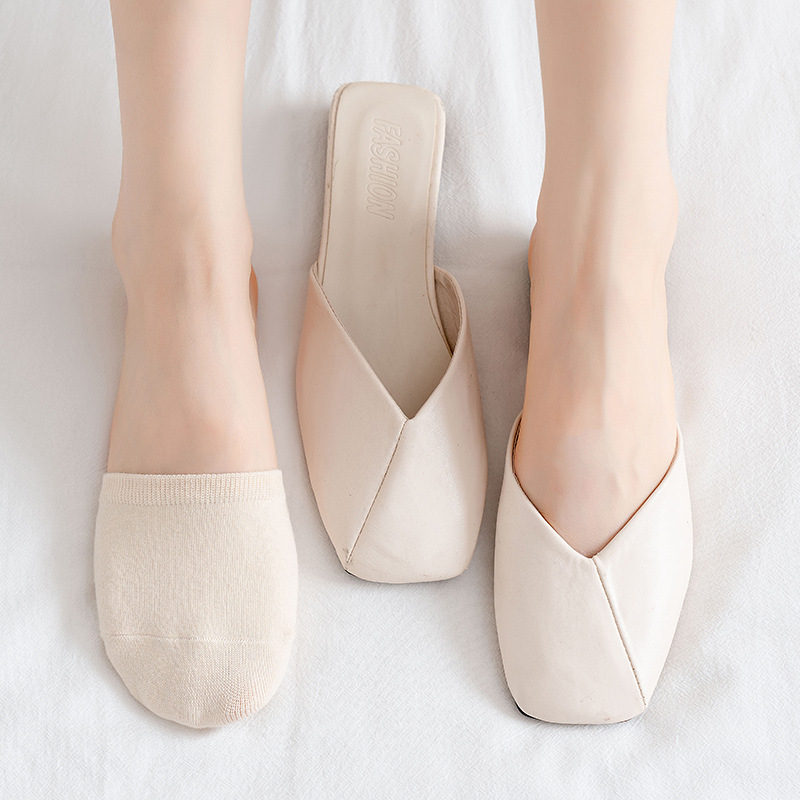Half palm socks women's summer season workplace half socks invisible socks ladies high heels silicone non-slip socks wholesale