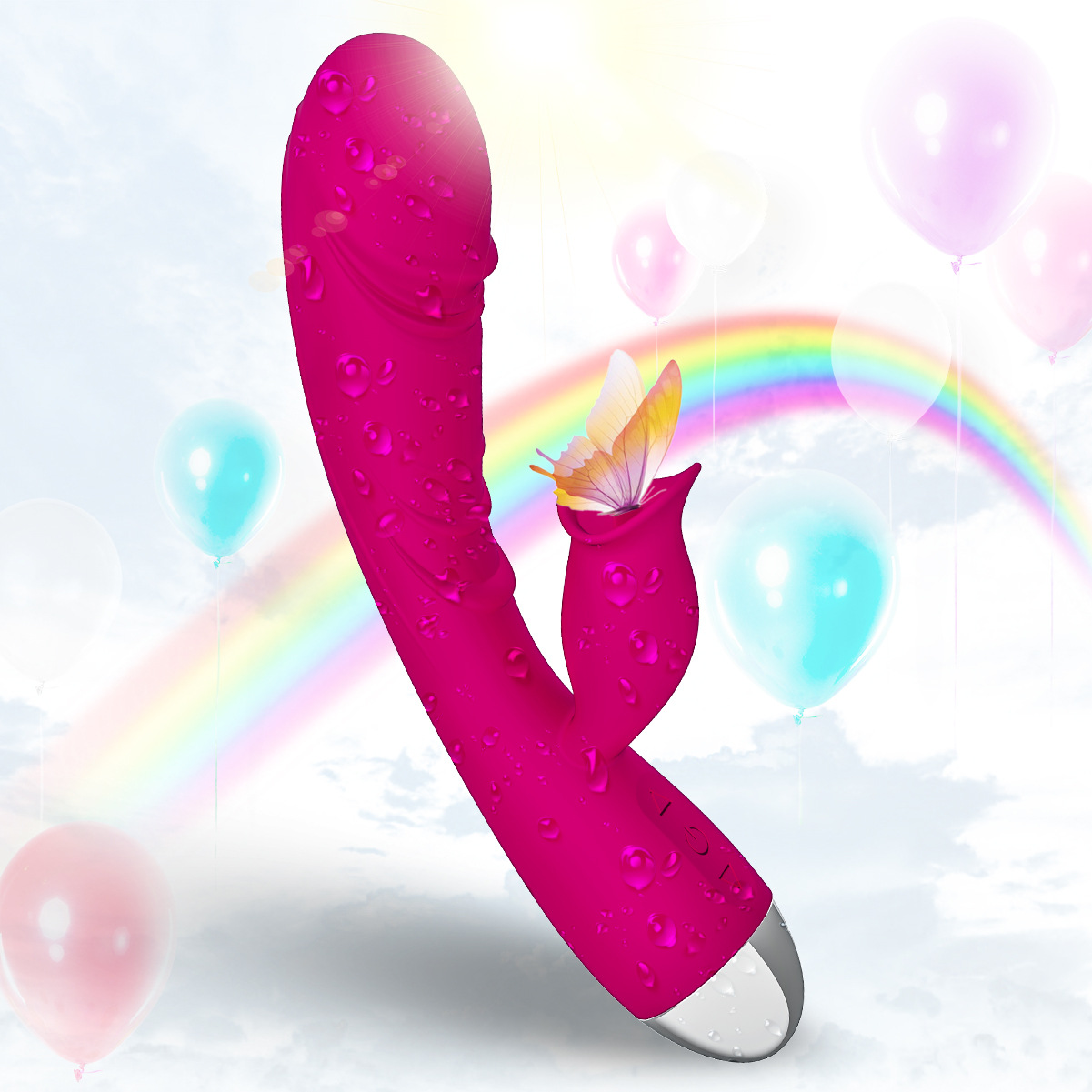 Sex toys vibrator heating massage stick tongue licking masturbator second tide adult products female sex toys wholesale