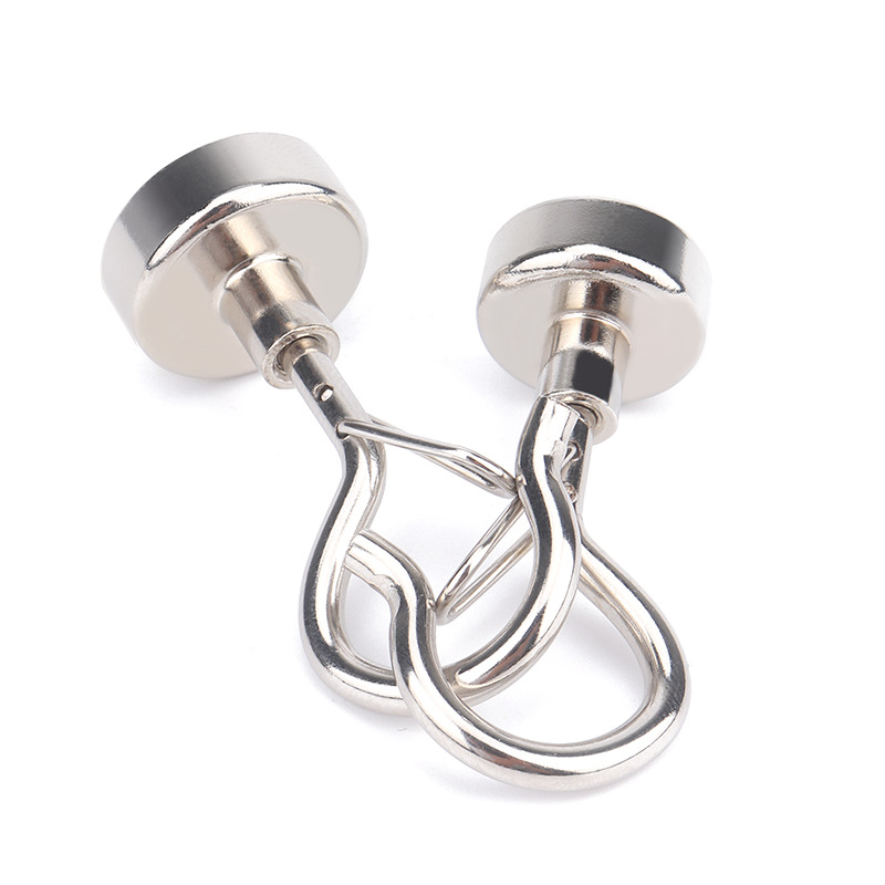 NdFeB strong magnetic hook E-Type open buckle hook buckle magnetic hook non-trace magnetic hook