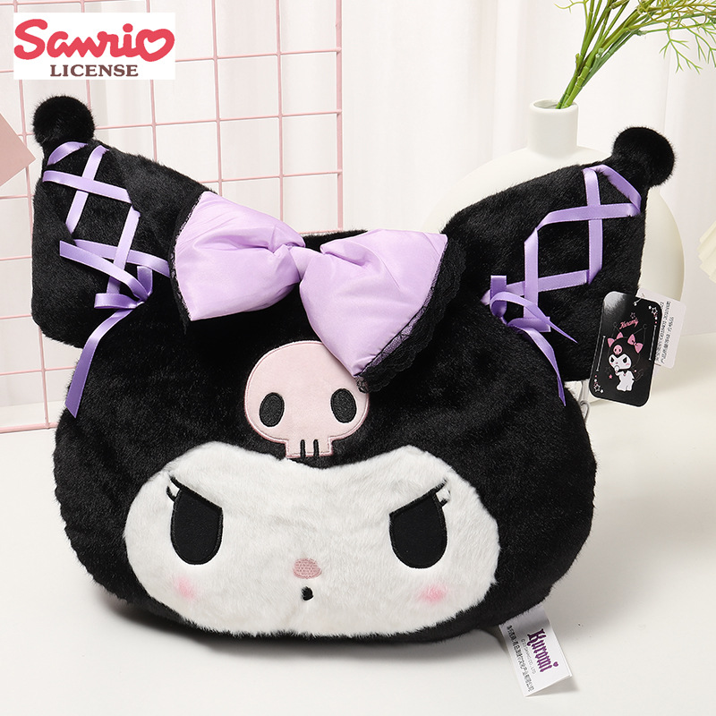 Sanrio Genuine Kulomi Doll Merlot Kt Cat Parchia Dog Plush Toy Sleeping Pillow Doll Doll