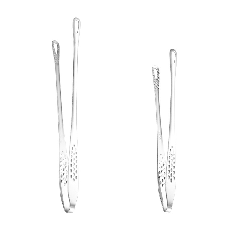 Korean Style Barbecue Clip 304 Stainless Steel Barbecue Clip Buffet Food Clip Kitchen Lengthened Strawberry Clip Bread Clip