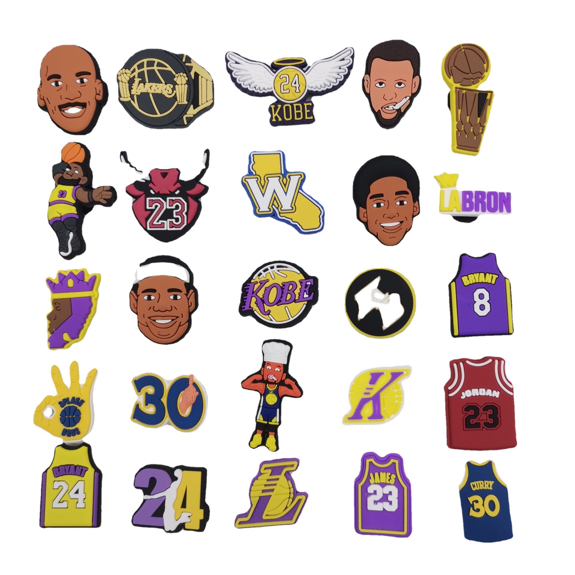 NBA hole shoes flower shoe buckle shoe accessories diyDIY accessories accessories hole shoes decorative decorative buckle hole shoes buckle