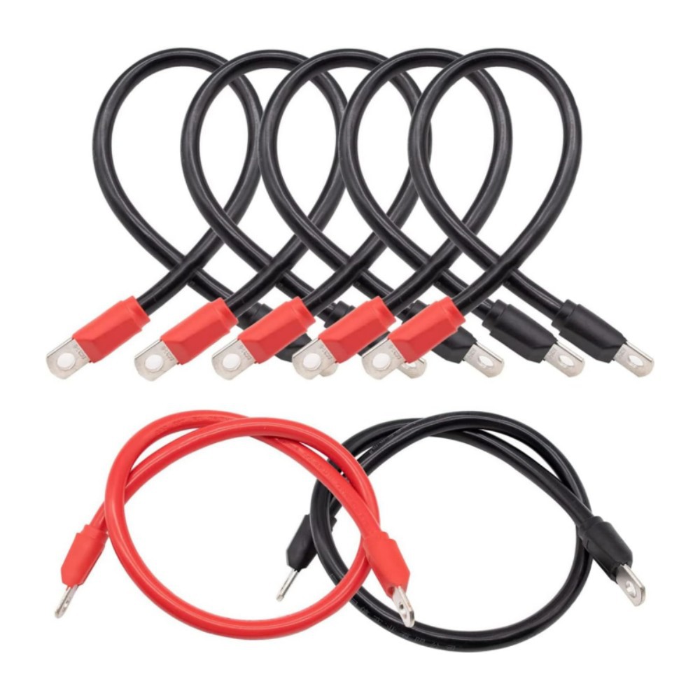 Комплект проводки кабеля батареи тележки гольфа Кабель батареи 4AWG Комплект проводов медной батареи