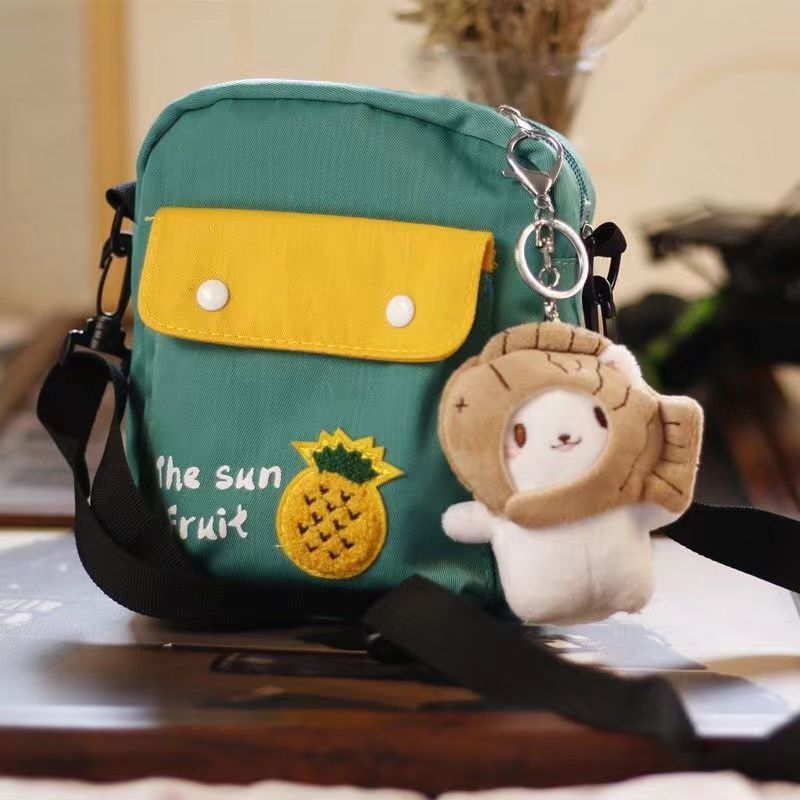 Internet Celebrity Explosions Snapper Burned Cat Pendant Keychain Plush Doll Women's Backpack Hanging Bag Accessories Doll