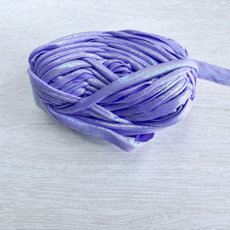 Magic color cloth line hand-woven color segment dyed hooded line floor mat line DIY woven material bag 100G group line