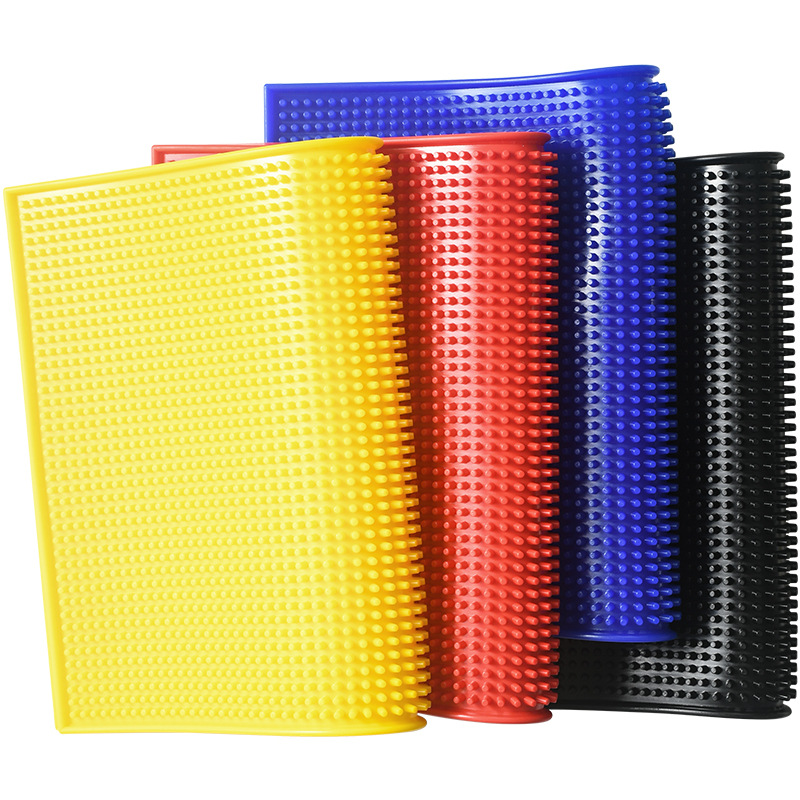 Bar Mat Drain Mat Anti-Slip Mat Bar Coaster Wine Mat PVC Rubber Mat Square Filter Heat Insulation Bar Mat