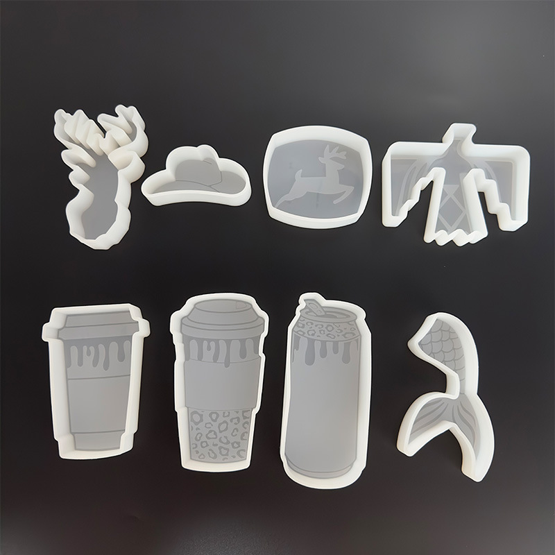 Deer Hat Fishtail Aromatherapy Mold Silicone Mold DIY Cup Coke Cup Wild Goose Aromatherapy Mold Silicone Mold
