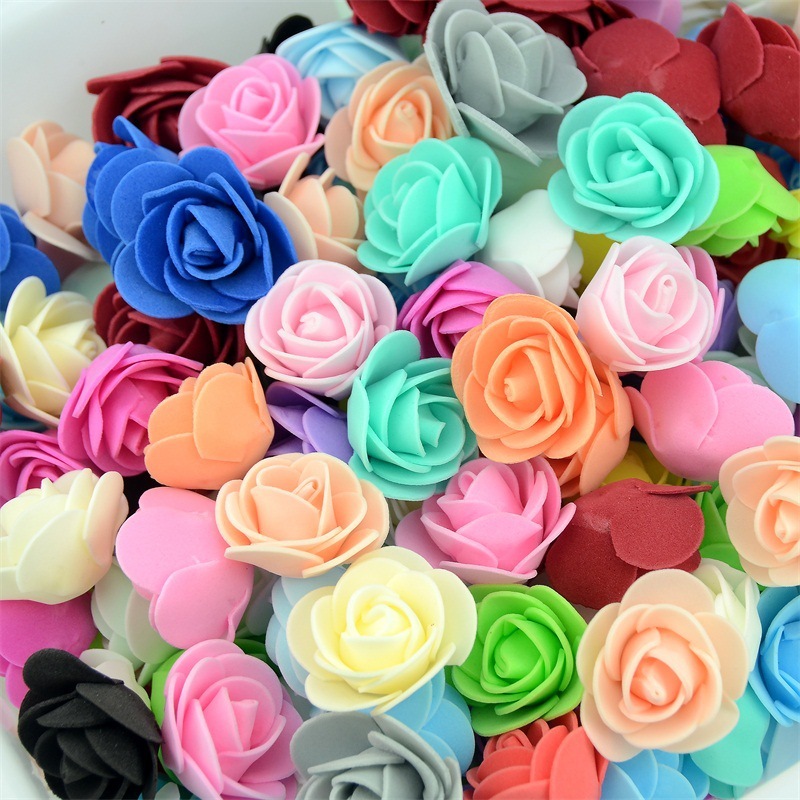 メーカー直販シミュレーション3.5cm泡花diyベアー部品バラ花結婚祝い造花卸売り|undefined