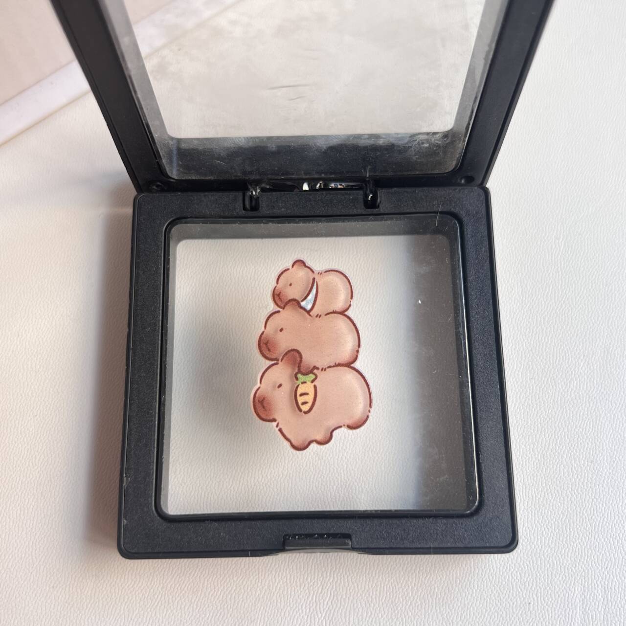 Mignon petit capybara volant épingle à cheveux fille coeur doux Maillard bec de canard pince étudiante frange pince latérale pince coiffure femme_voghion.com