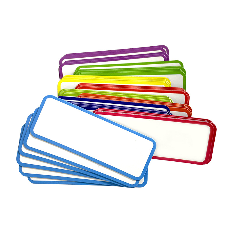 Cartoon creative magnetic name sticker blackboard can be written refrigerator sticker shelf sticker note name sticker wholesale