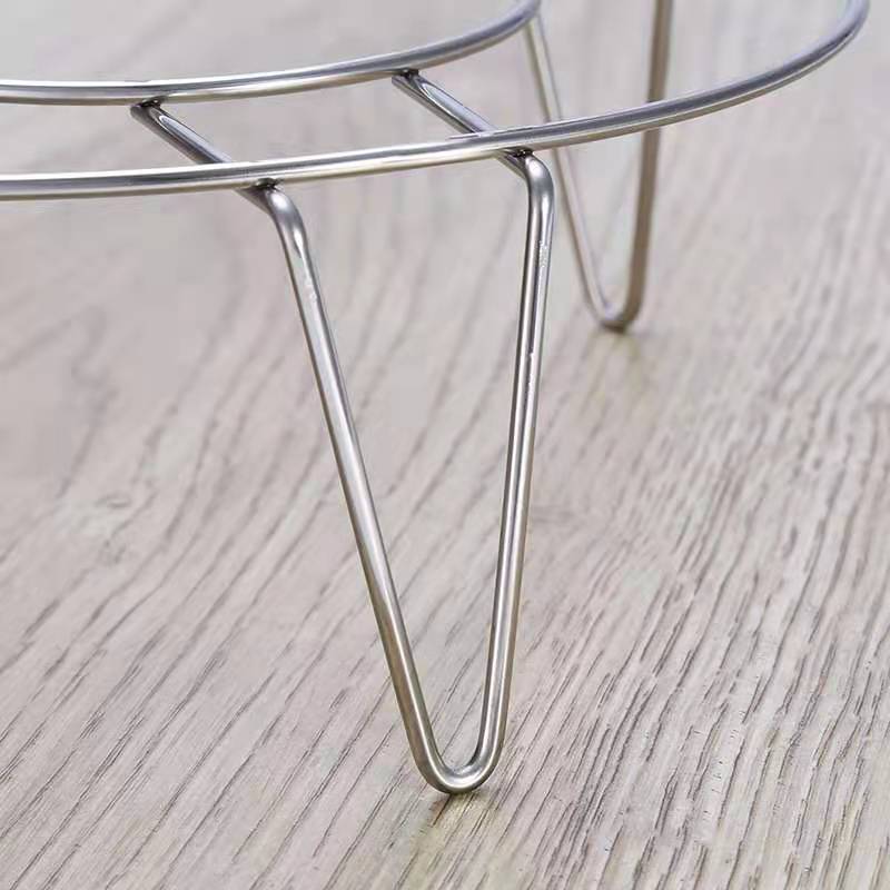 Stainless steel triangle steamed bun rack water-proof steaming rack household kitchen multi-function pot steamer mini