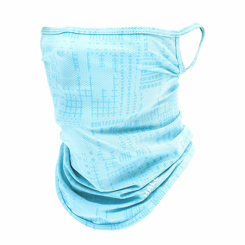 2023 new summer breathable printed Ice Silk ear mask outdoor anti-DDoS Quick-drying mask anti-DDoS mask