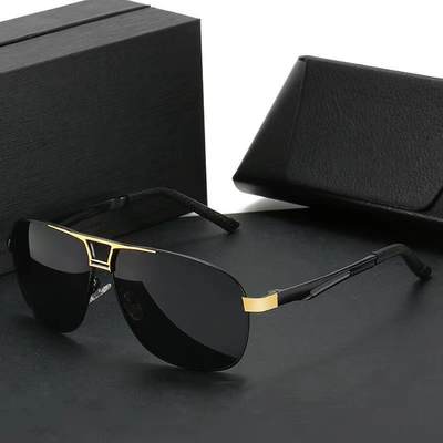 Day and night dual-use color-changing sunglasses men's driving sunglasses tide driver polarized sunglasses wholesale