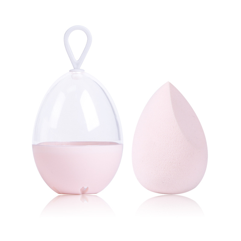 Zhuoerya new sponge makeup eggs do not eat powder super soft wet and dry powder puff boxed storage beauty makeup eggs wholesale
