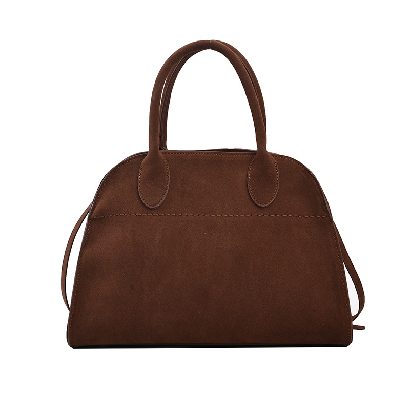 Cross-border Retro Large Capacity Handbag 2025 New All-match Light Luxury R. ow Frosted Commuter Women's Shoulder Tote Bag