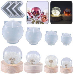 Yu Meiren diy Crystal Glue Dropping Mould One-piece Ball Set Table Jewelry Silicone Mould Amazon Hot Recommendation