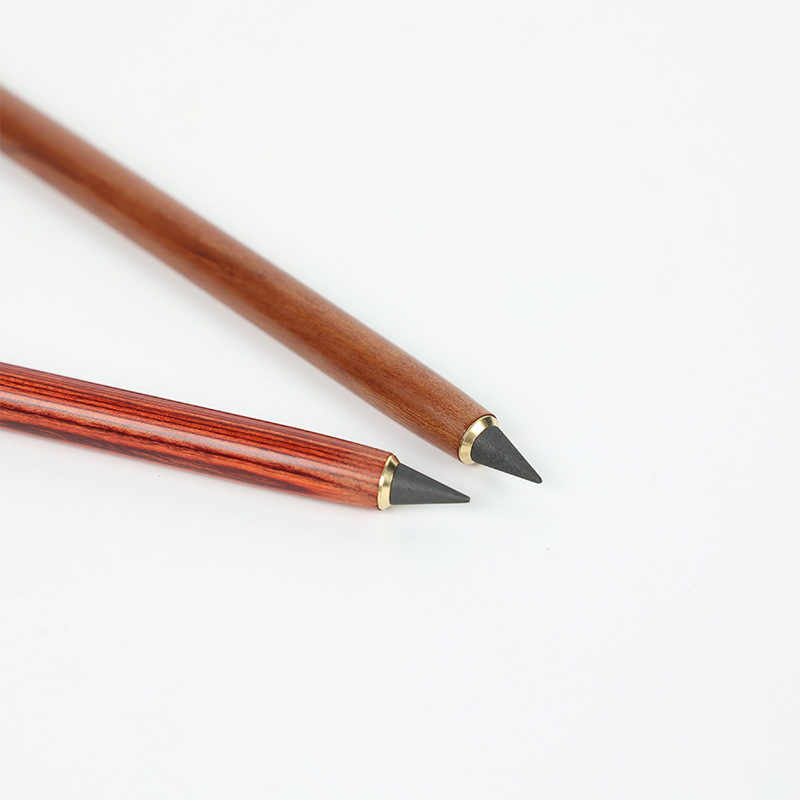 Sandalwood Eternal Pencil Black Technology Can't Write Endless Pencil Eternal Erasable Student Cutting-Free Writing logo Factory