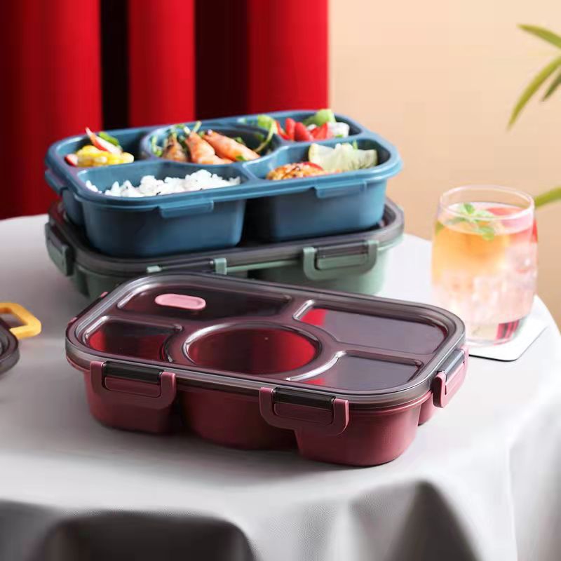 Student office worker lunch box sealed portable lunch box microwave oven heating lunch box wholesale customization