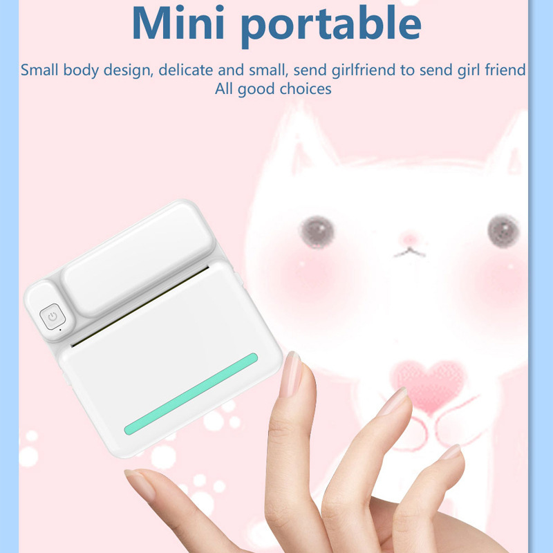 MINI pocket portable printer wrong problem printing gift wholesale cross-border e-commerce learning wrong problem