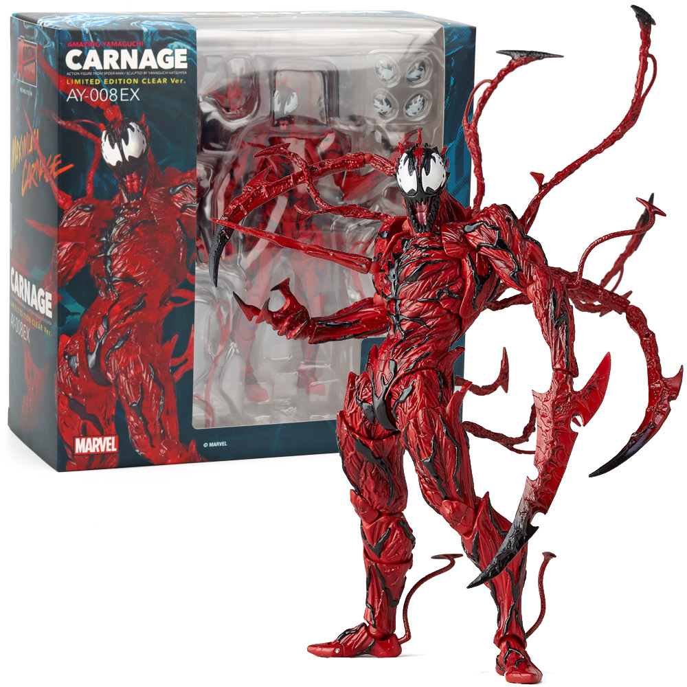 Ocean Hall Yamaguchi Venom Massacre Model Ornaments Extraordinary Spider-Man Joint Movable Venom Hand-held