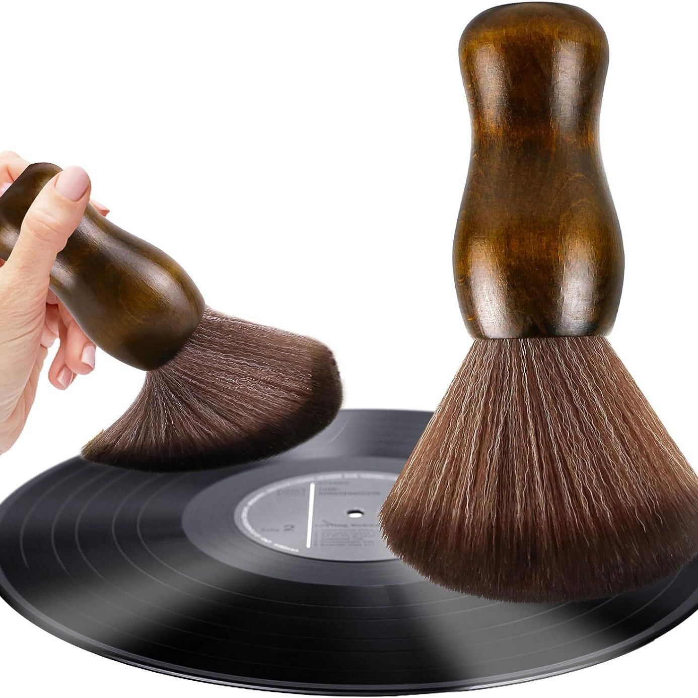 Record cleaning brush anti-static dustproof cleaning brush fiber brush professional anti-static dust removal and dust cleaning