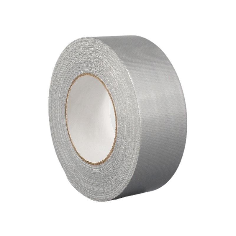 High-adhesive single-sided gray silver cloth tape no glue carpet tape windproof doors and windows air leakage special pipe tape