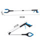 Cross-border special foldable garbage clip thickened aluminum alloy sanitation garbage clip pick-up long handle picker