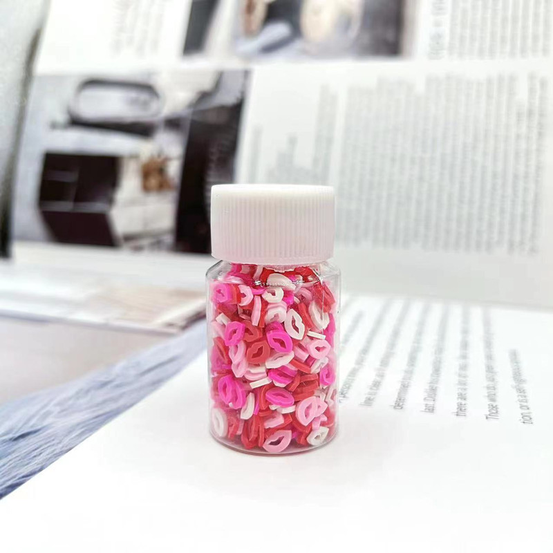 15g/bottle simulation cream drop glue nail art accessories chassis beauty quicksand soft pottery slice particles multi-style
