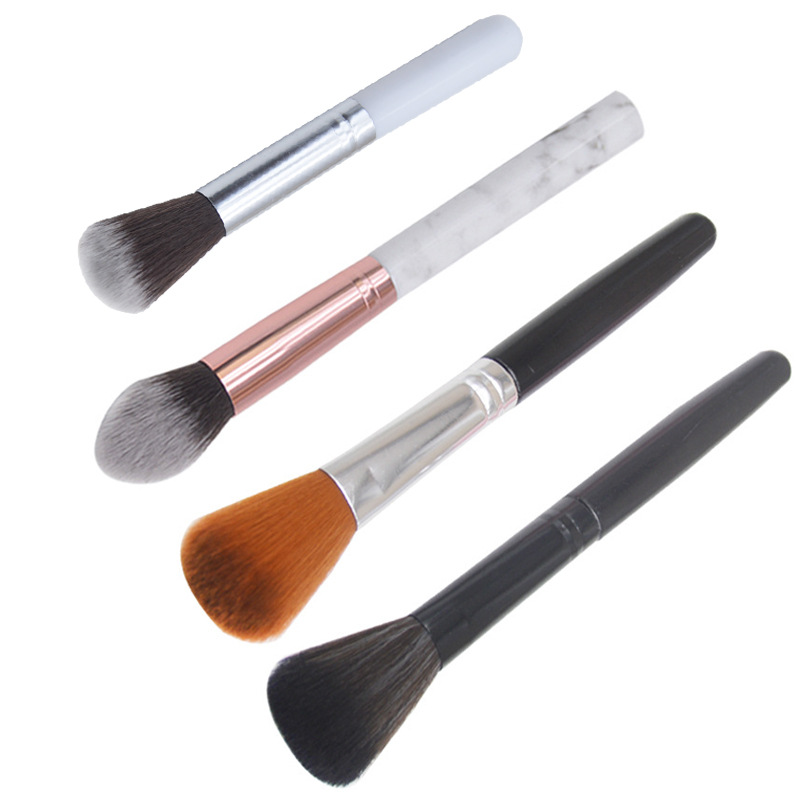 Spot single blush brush powder brush high light brush marble pattern makeup brush dust brush