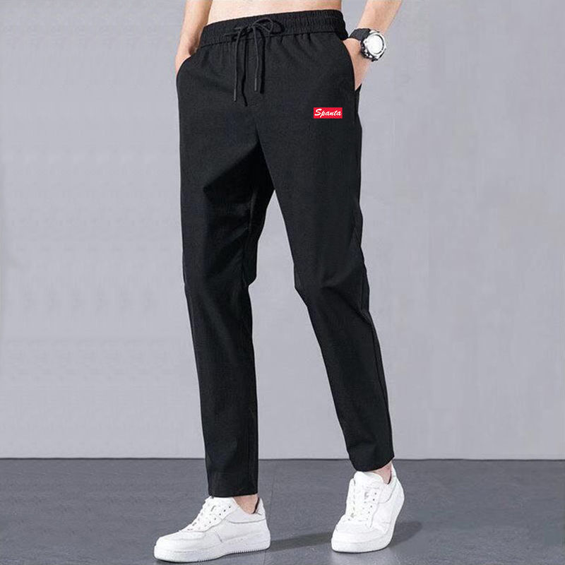 Men's Casual Trousers Spring and Autumn Season Men's All-match Sports Pants Student's Loose Straight Large Size Men's Quick-drying Pants