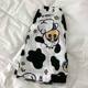 Japanese Casual Cartoon Cow Small New Simple Cute Pajama Pants Dormitory Wide Leg Shorts Soft and Comfortable Pajamas