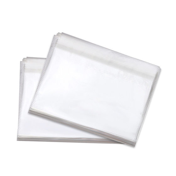 Factory straight hair spot opp self-adhesive bag transparent self-adhesive bag 5 silk 8 silk thickened clothing accessories bag wholesale