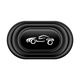 Oval silicone black (with standard) message model