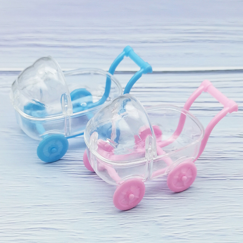 Cross-border e-commerce hot supply personalized creative candy box storage box simulation mini baby cradle cart