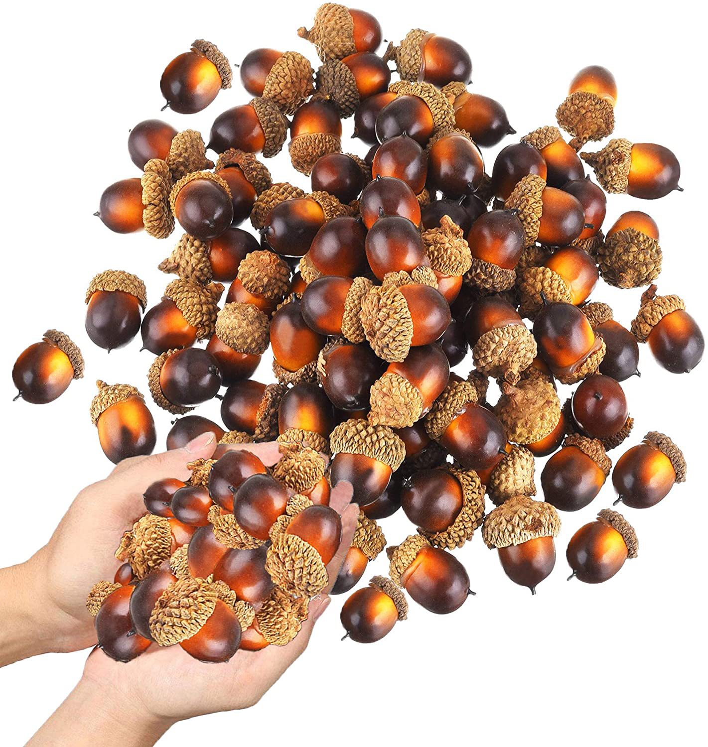 Natural Small Acorn Hazelnut Simulation Acorn Halloween Christmas DIY Decoration Accessories Photography Props