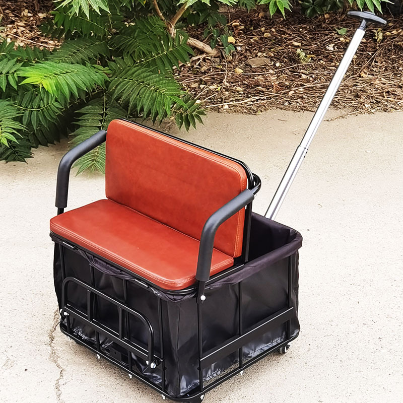 Tricycle multi-function seat pull cart detachable tricycle child seat basket storage basket takeaway basket