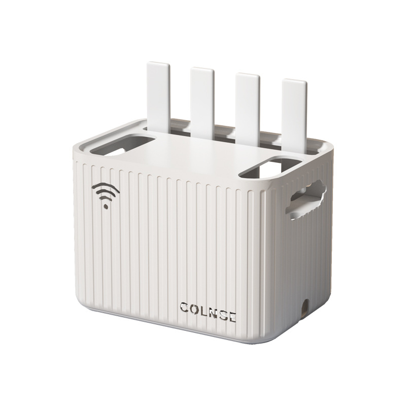 WiFi Router Storage Rack Set Top Box Wire Storage Box Rack Insert Storage Box Rack Power Cord Storage