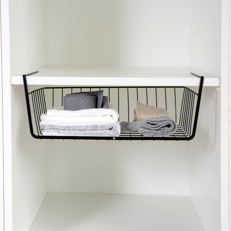Partition Hanging Basket Lower Wardrobe Hanging Rack College Students' Kitchen Dormitory Dormitory Cabinet Lower Cabinet Storage Rack Lower Storage Rack