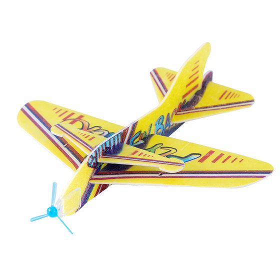 Preferential Creative Children's Toys Small Gift Model Assembled Magic Swing Plane Foam Paper Plane Toy