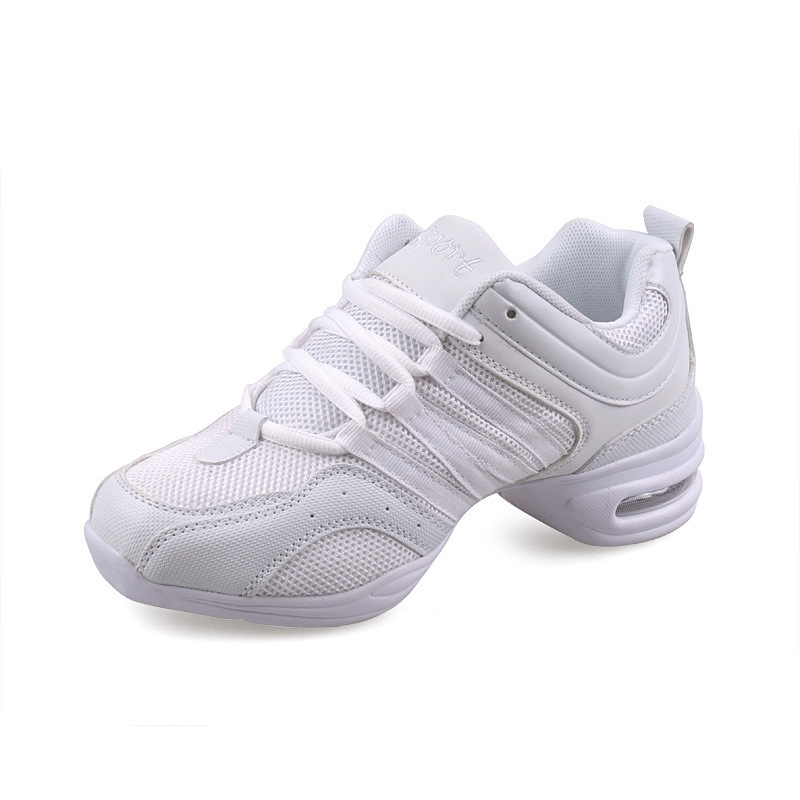 Square Dance Shoes Dancing Shoes Height Increasing Women's Dance Shoes Modern Dance Soft Bottom Air Cushion Mesh Breathable Sneakers Women's 729