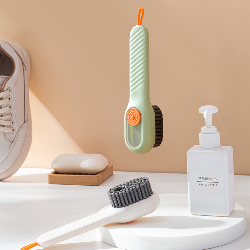 Shoe Brush Student Dormitory Soft Wool Laundry Liquid Shoe Brush Shoe Brush Press Shoe Brush Automatic Liquid Laundry Brush