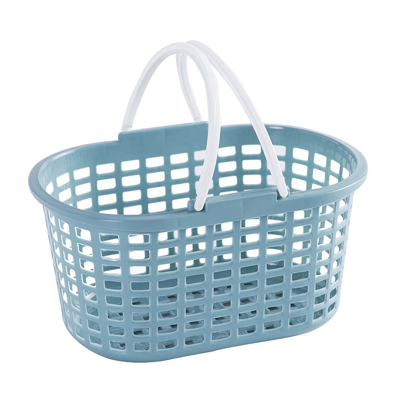 Bathroom Bath Storage Basket Plastic Portable Bath Basket Washing Basket Strawberry Basket Hollow Vegetable and Fruit Storage Basket