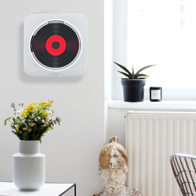 New wall-mounted music album cd player home reread prenatal education early education English Bluetooth cd player Radio
