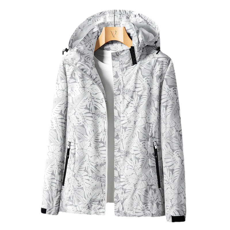 Autumn Couple's Rush Clothes Outdoor Single-layer Rush Clothes Men's Windproof Water-repellent Women's Camouflage Coat Sports Mountaineering Suit